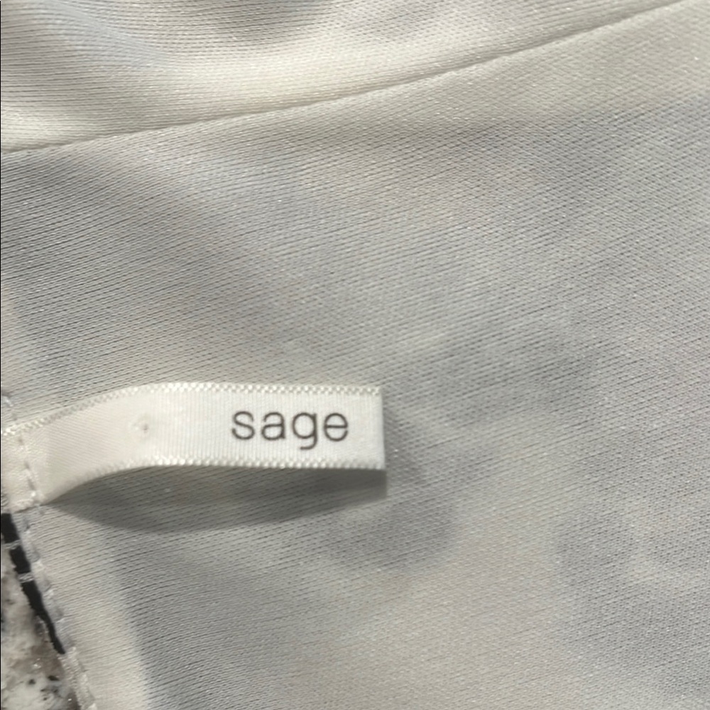 Sage Women's Strapless Black and White Mini Dress, Large - Picture 5 of 5